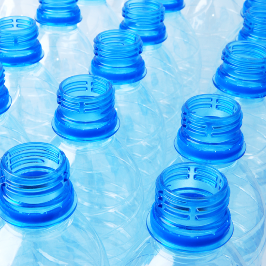 Plastic water bottles